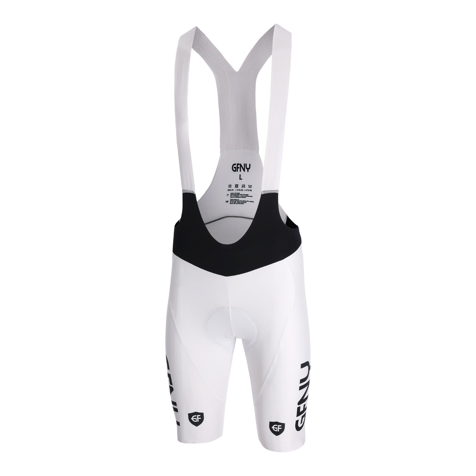 Black-White Bib-Short Men