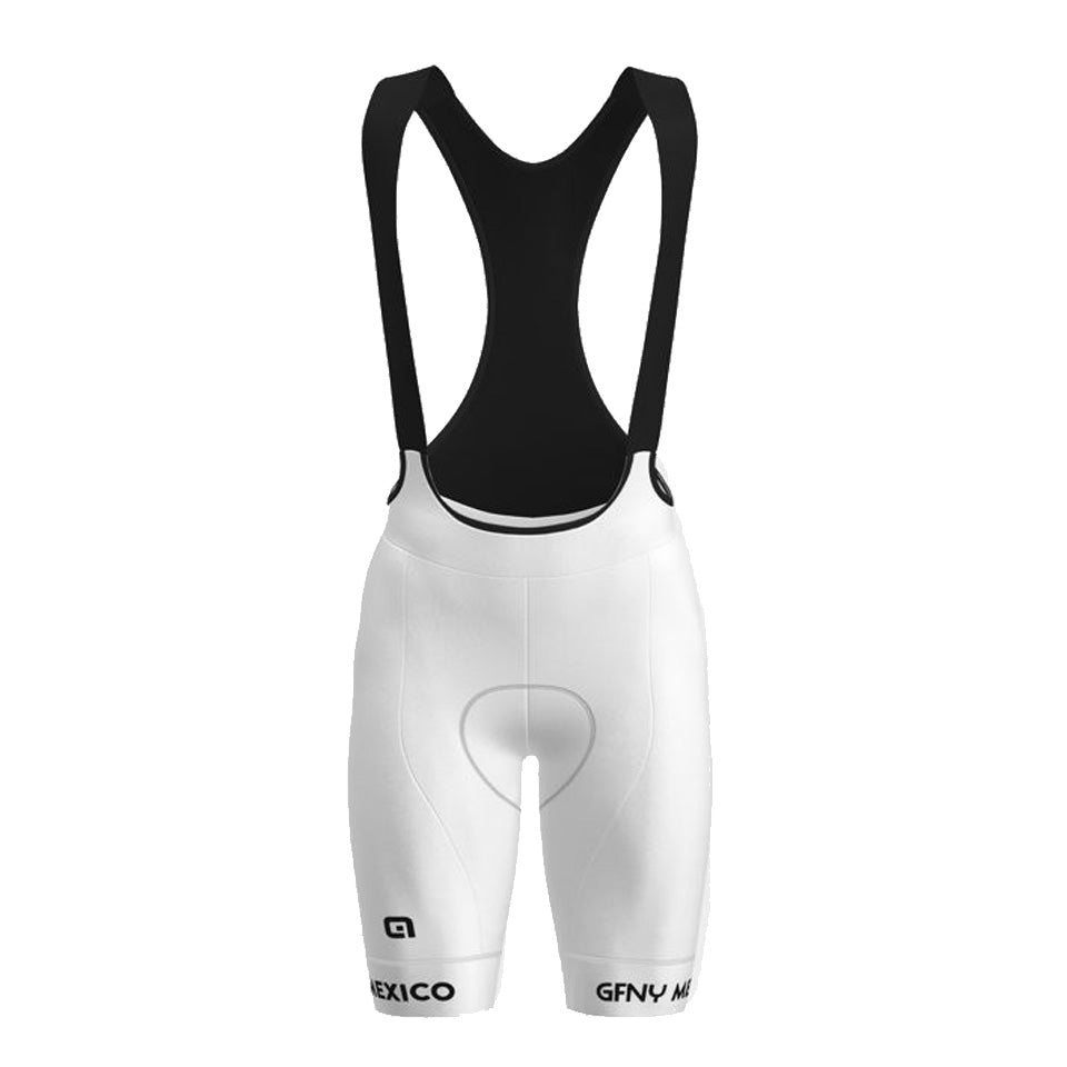 Race White Bib-Shorts (Unisex)