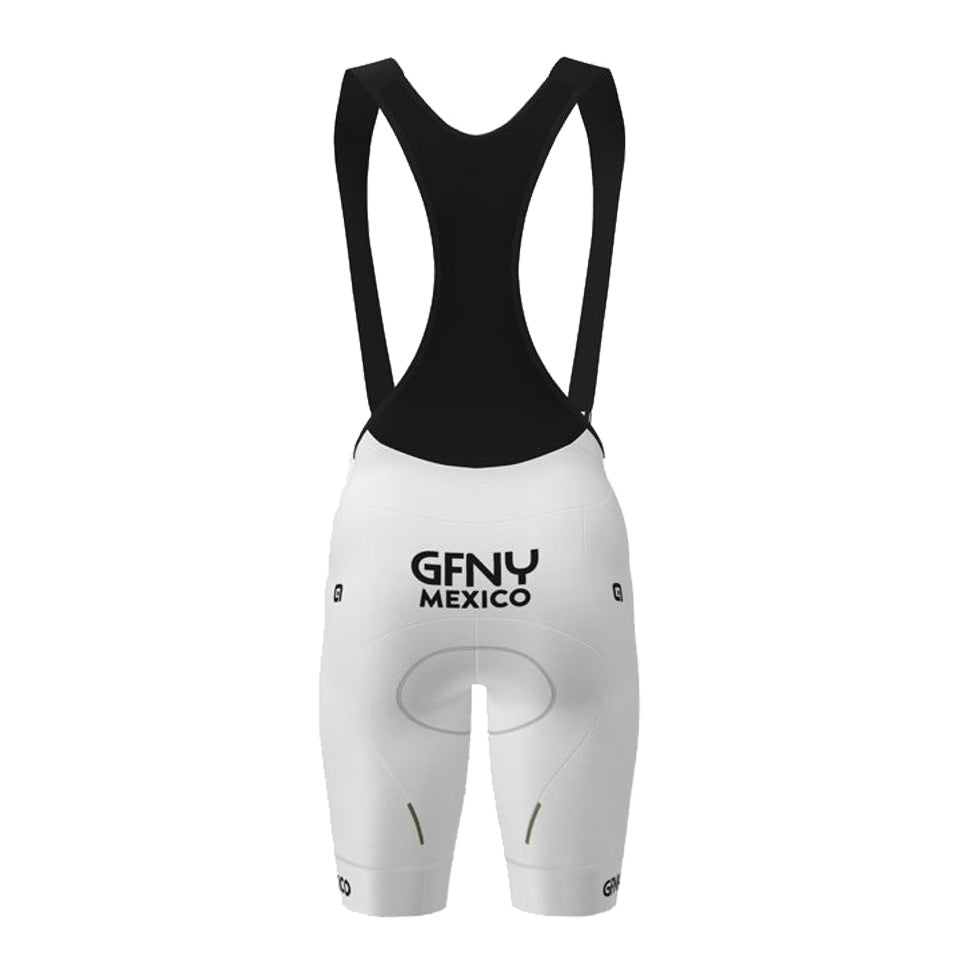 Race White Bib-Shorts (Unisex)