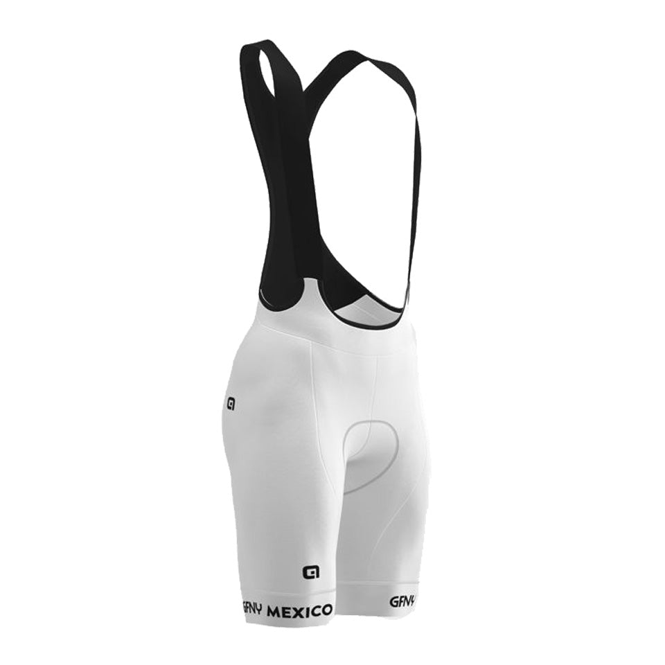 Race White Bib-Shorts (Unisex)